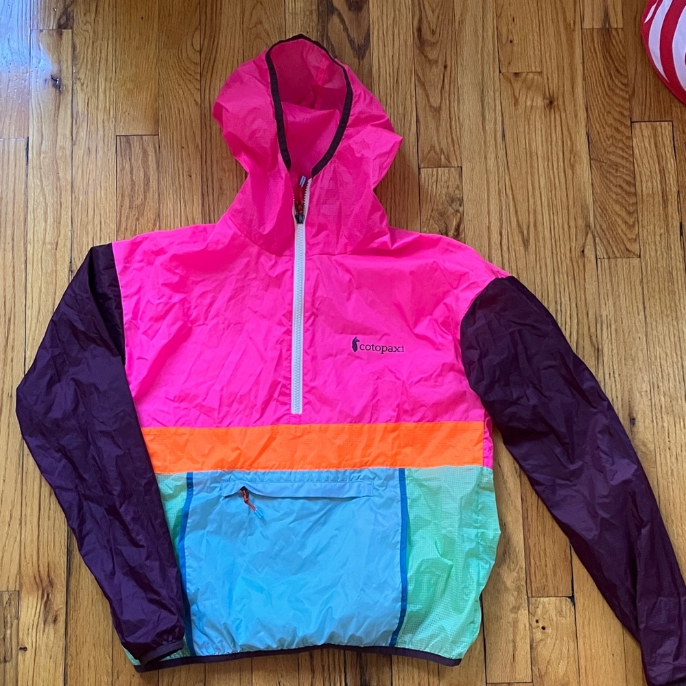 Cotopaxi Women’s Teca Colorblock Hooded Rain Anorak XS- Brand New Without Tags